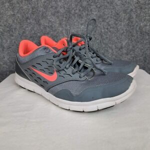 Nike 677136-061 Women's Sneakers Gray Orange Size 9.5